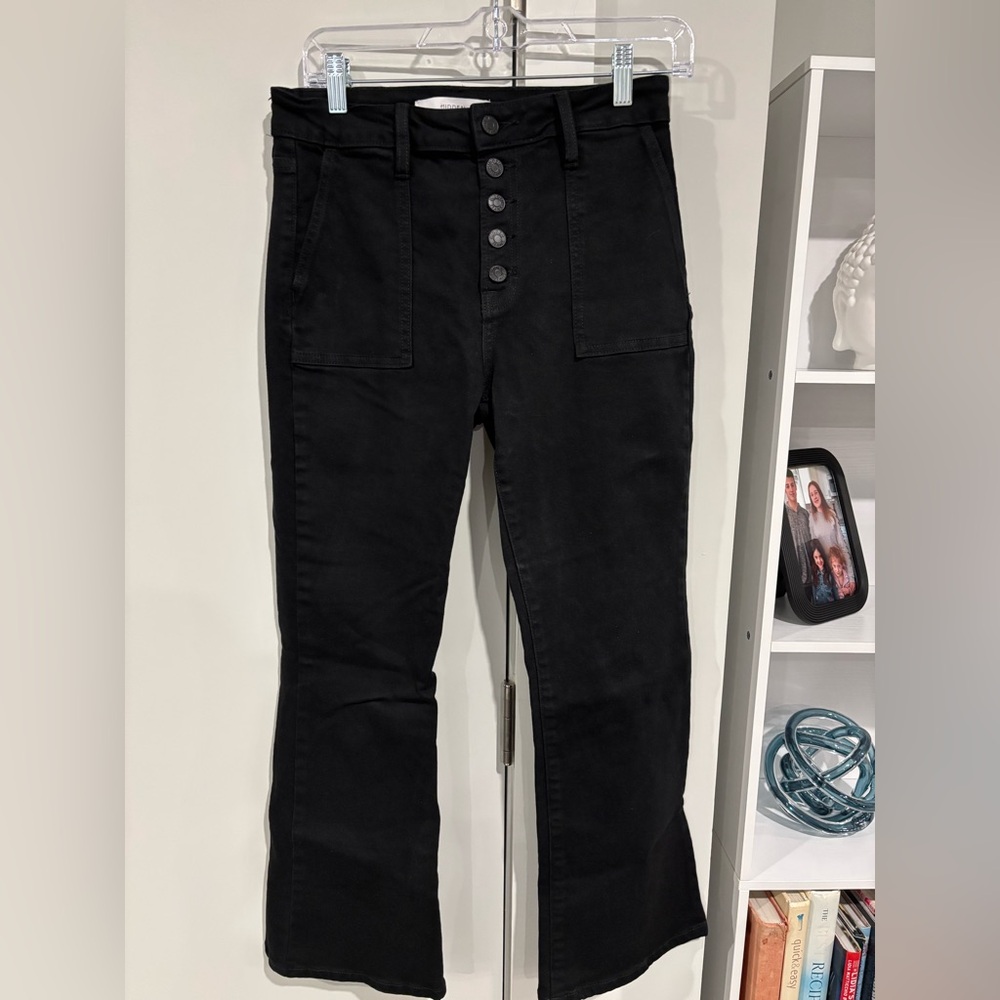 Stylish Black Flare Jeans